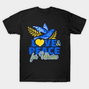 Peace and Love for Ukraine, Peace not war T-Shirt